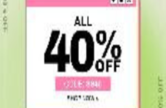 ALL 40% OFF