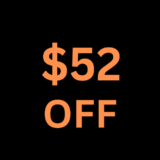 Flat $52 OFF On Your Orders