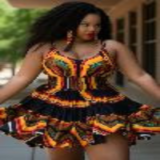 Plus-size music festival outfit