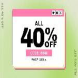 ALL 40% OFF