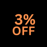 Use Code & Get 3% Off