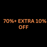 Upto 70% Off + Extra 10% Off Your Order